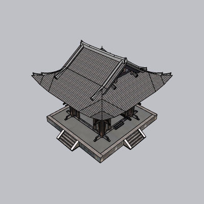 中式古典廊架 (27)
