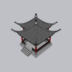 中式古典廊架 (30)