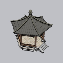 中式古典廊架 (34)