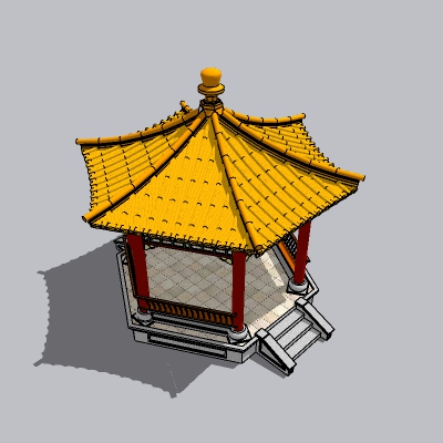中式古典廊架 (36)