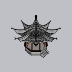中式古典廊架 (41)
