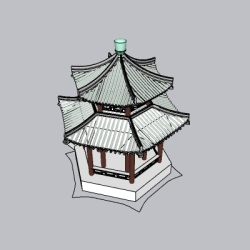中式古典廊架 (43)