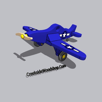 F4U Corsair Toy Airplane