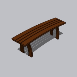 Bench_Wood_Flat_Curved