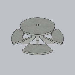 Picnic Table-Round