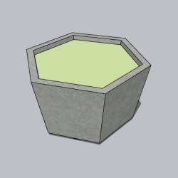 Planter_Concrete_Hex_48in
