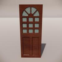门--Panel_Door_with_Glass-4347817