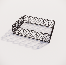 栏杆扶手_040_景观设计模型