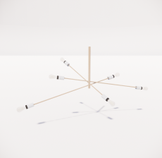 造型吊灯106_Sketchup模型