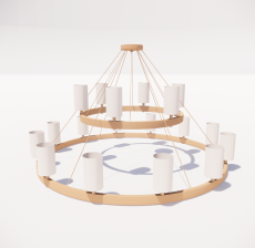 造型吊灯69_Sketchup模型