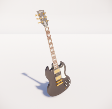 吉他18_Sketchup模型