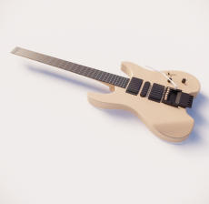 吉他1_Sketchup模型