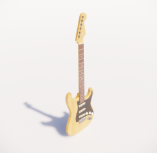 吉他20_Sketchup模型