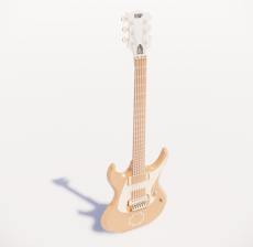 吉他2_Sketchup模型