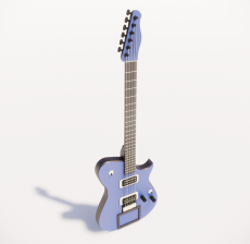 吉他6_Sketchup模型