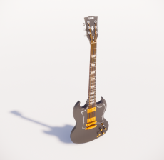 吉他7_Sketchup模型