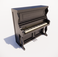 电子琴1_Sketchup模型