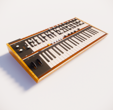 电子琴4_Sketchup模型