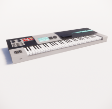 电子琴6_Sketchup模型