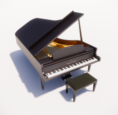 钢琴1_Sketchup模型