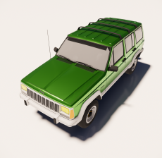 吉普车2_Sketchup模型