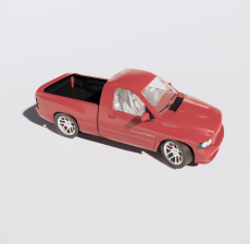 皮卡车_Sketchup模型