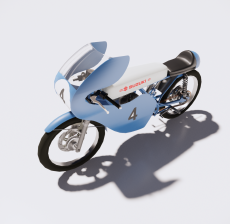 摩托车12_Sketchup模型