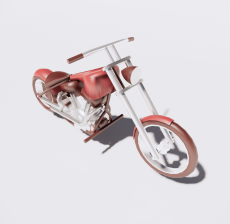 摩托车4_Sketchup模型