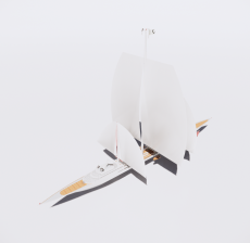 轮船_Sketchup模型