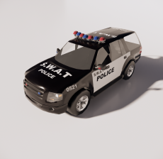 警车5_Sketchup模型