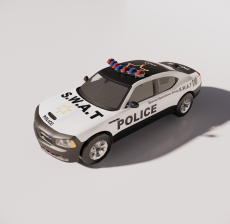 警车9_Sketchup模型