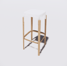 吧椅3_Sketchup模型