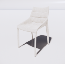 靠背椅21_Sketchup模型