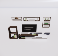 电视柜3_Sketchup模型