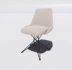 折叠椅（2）_Sketchup模型
