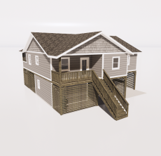 别墅木屋4_Sketchup模型