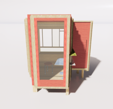 现代个性木屋1_Sketchup模型