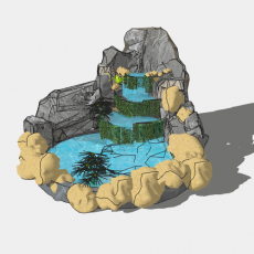 假山_029中式假山_Sketchup模型