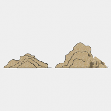 假山_055中式假山_Sketchup模型