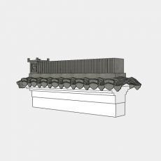 墙体_02徽派墙体_Sketchup模型