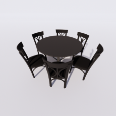 桌椅_285_Sketchup模型