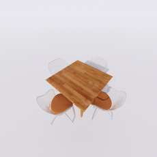 桌椅_294_Sketchup模型